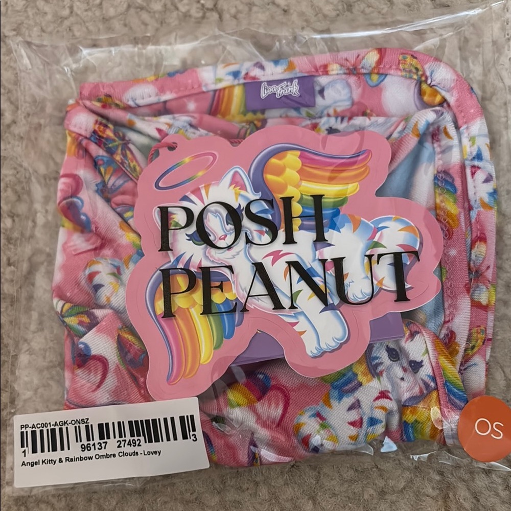 Posh Peanut Pink and Blue lovey  Vibrant Design